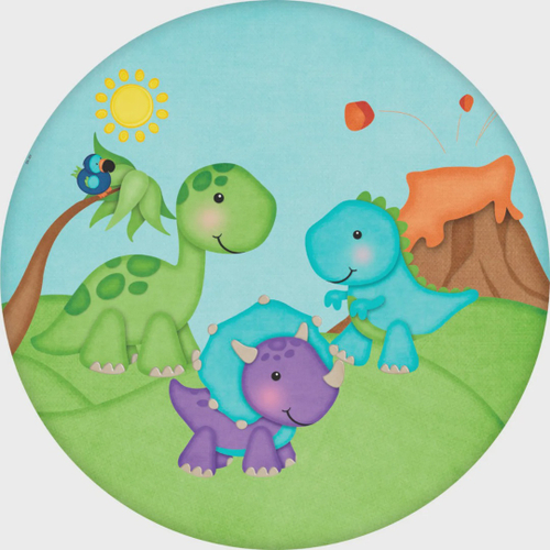 Livro do bebê personalizado Dinossauro baby