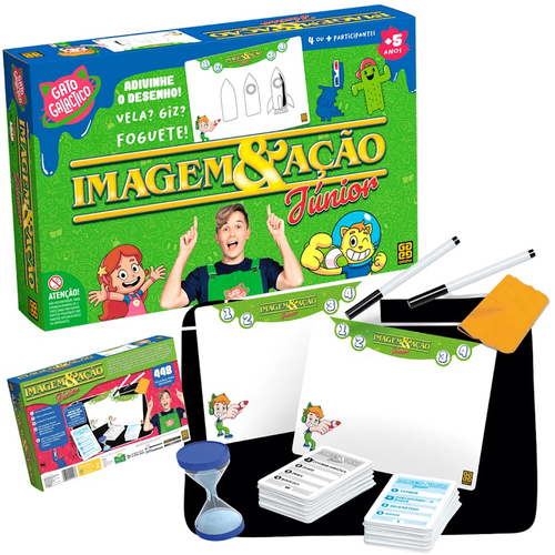 Jogo De Mesa Imagem & Ação Junior Tema Gato Galáctico Grow em Promoção na  Americanas