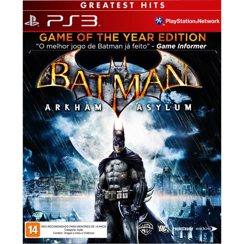 Batman Pacote Duplo Arkhan Asylum e Arkham City - Jogo PS3 no Shoptime