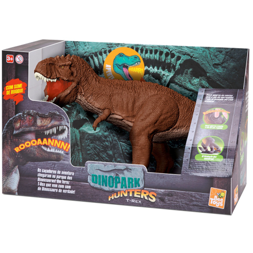 Dinossauro Grande T-Rex Dino Planet Vinil 48 cm.