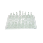 Jogo De Xadrez Tabuleiro Peças Em Vidro Elegante Presentes Criativos 20cm x  20cm - Glass Chess - Jogos - Magazine Luiza