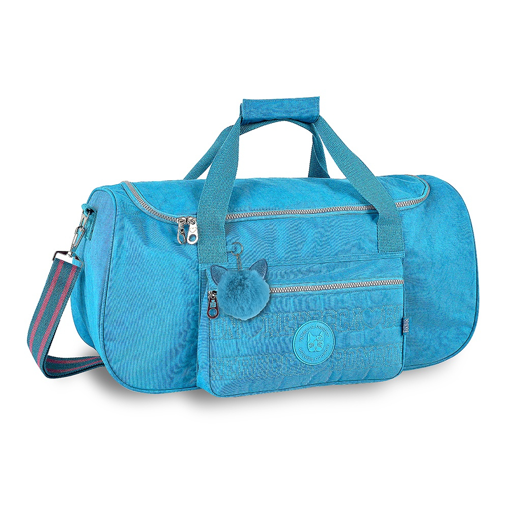 turquoise duffle bolsa