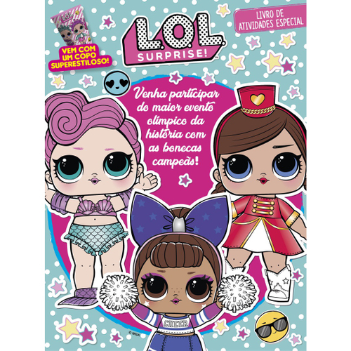 Livro - LOL Surprise - Colorir com atividades oficial no Shoptime