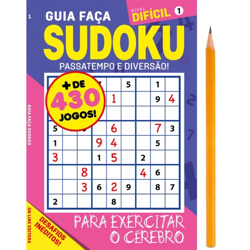 Sudoku Letras e Números 27 Jogos Edição 01 - Edi Case - Editora