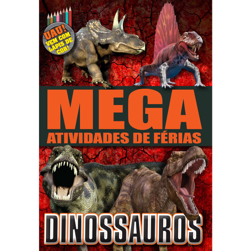 Dinossauros: livro com joguinhos em Promoção na Americanas