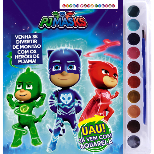 Pj Masks Diversão Para Colorir : On Line Editora: : Livros