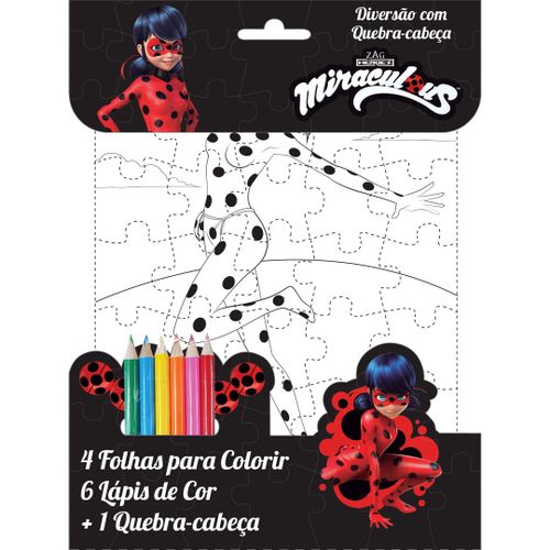 Livro - Ladybug - Prancheta para colorir - Vol. 2: Venha se aventurar em  mais uma incrível missão com Ladybug e Cat Noir! no Shoptime