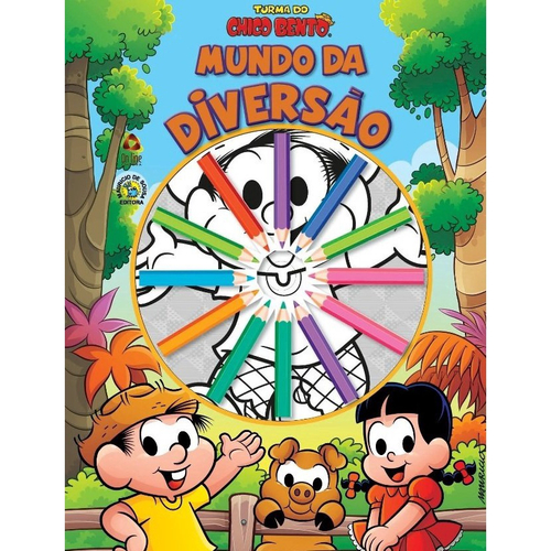 Livro - Turma Da Mônica - Prancheta para colorir com adesivos - Cascão no  Shoptime