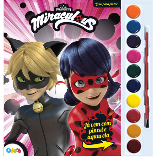 Miraculous: Ladybug - Colorir com brilho na Americanas Empresas