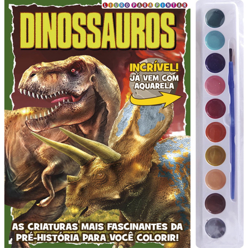 Livros adesivos com 6 volumes de dinossauro, para crianças, concentração  antiga, pintura de volume, desenho, arte