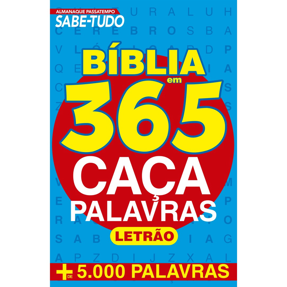 Livro 365 Caça-Palavras Bíblico - Livraria Com Cristo