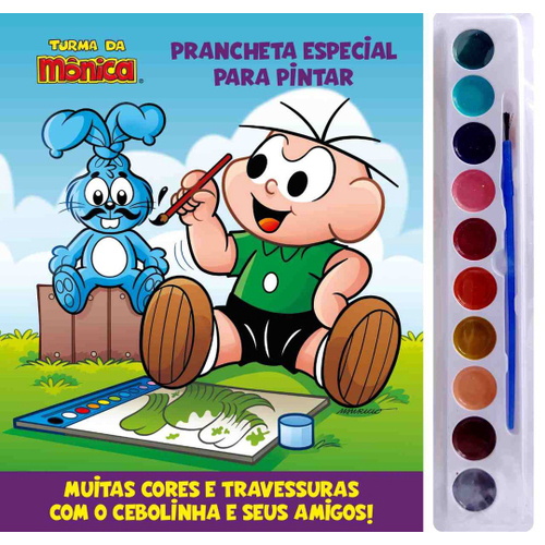 Turma da Mônica Livro para Pintar - Cebolinha