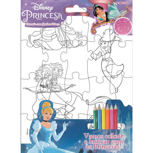 Livro - Disney Prancheta Para Colorir - Princesas na Americanas Empresas