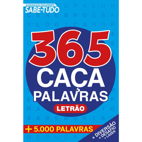 Kit 15 Livros, 365 Palavras Cruzadas + Caça Palavras + Jogos Divertido +  Sudokus + Labirintos