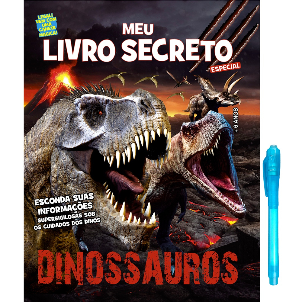 Dinossauros: livro com joguinhos em Promoção na Americanas