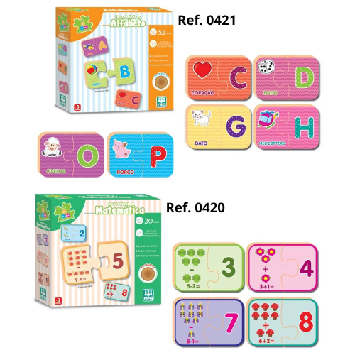 Cjt 6 Jogos Infantil em Madeira Educativo Pedagógico + 3 anos no Shoptime