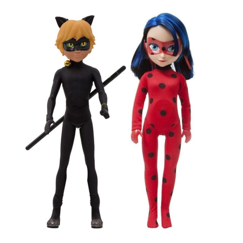 Combo 2 Bonecos Ladybug Cat Noir Articulados Miraculous em Promoção na  Americanas