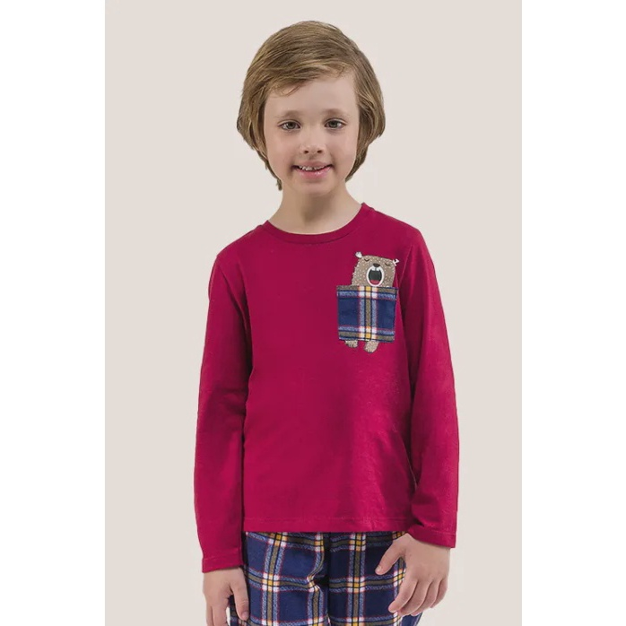 Camisa Xadrez em Flanela Tal Pai Tal Filho Infantil