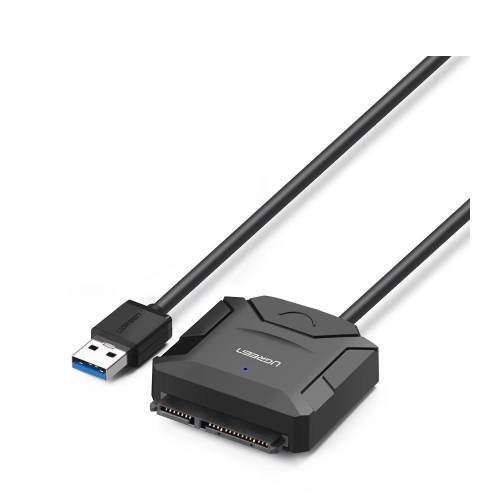 Cabo adaptador ugreen usb 3 0 para hdd ssd sata3 2 5 3 5pol em