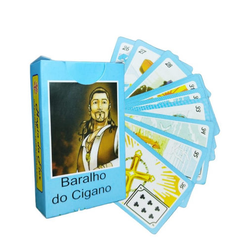 Baralho Tarot do Cigano Vladimir Deck 36 Cartas Oráculo em