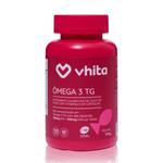 Ômega 3 1000mg tg Rico em epa e dha importado e com certificado internacional de qualidade ifos - 120 cápsulas - Vhita