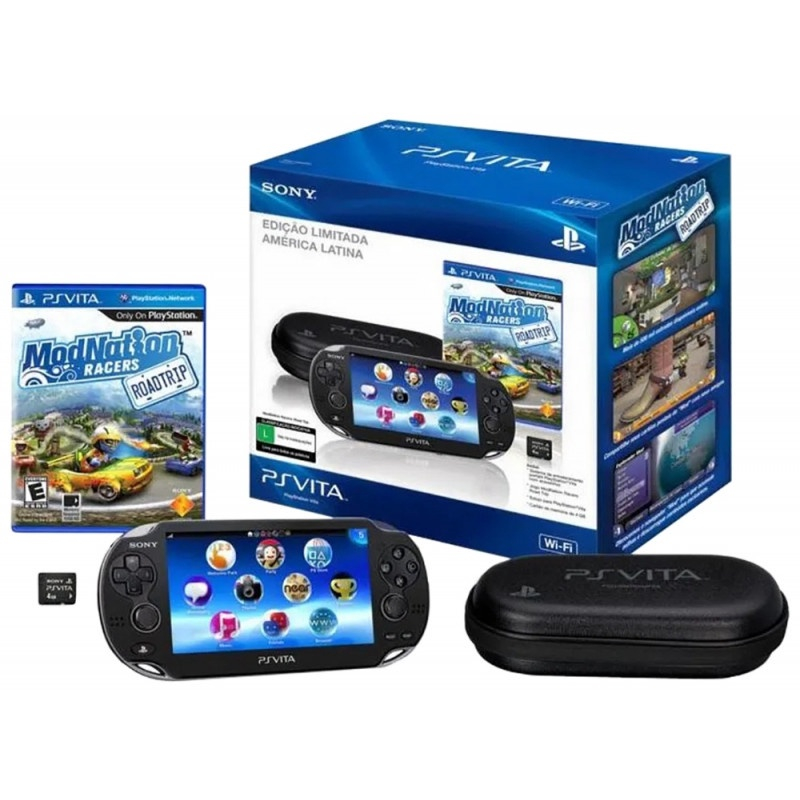 Console Sony ps Vita PCH1010 Kit Preto em Promoção Ofertas na Americanas