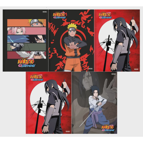 1 Caderno Brochura Pequeno Pers 48Fls Naruto PEQUENO