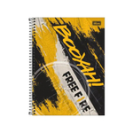Caderno Univ. 10 Matérias 160 Folhas Free Fire Capa 2 - Tilibra