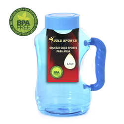 Garrafa Squeeze Gold Sports Galão Resistente - bpa free 1,5 litros é boa?
