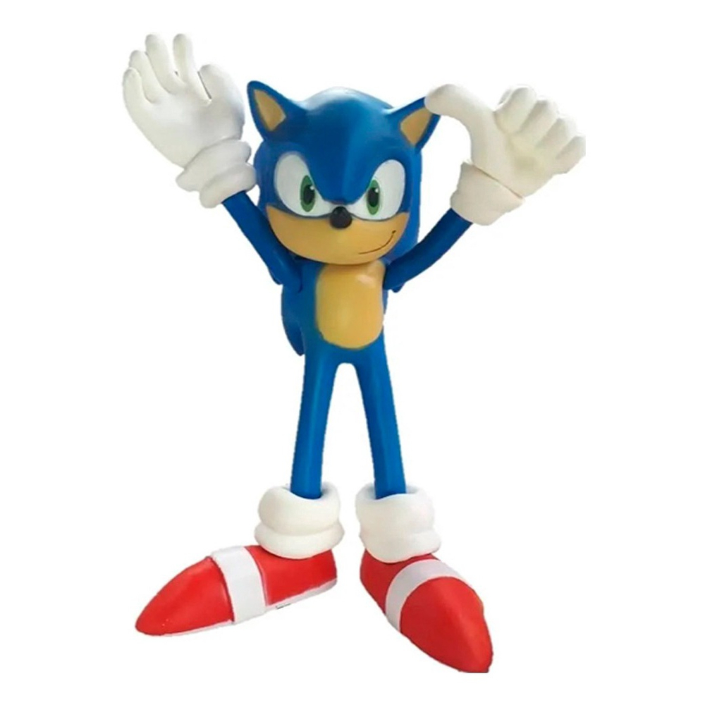 Boneco Sonic Amarelo Hedgehog Articulado Grande Original Brinquedo em  Promoção na Americanas