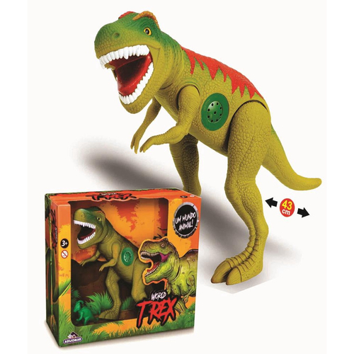 Dinossauro Tiranossauro Rex - Boneco com Som Jurassic World - JP Toys -  Brinquedos e Actions Figures para todas as idades