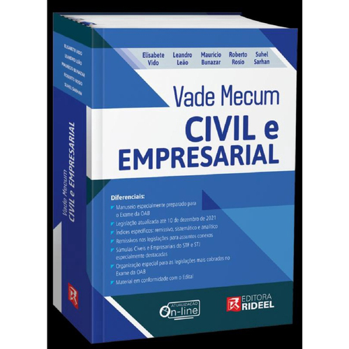 Vade Mecum Civil E Empresarial - 1ª Edição (2022) Em Promoção Na Americanas