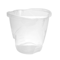 Balde transparente 12 litros com alça plástica é boa?
