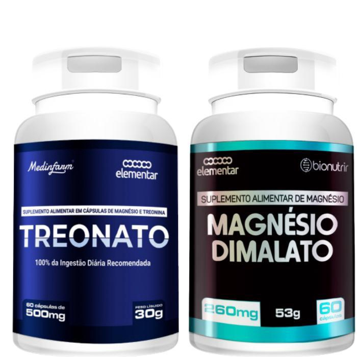 Kit Magnésio Dimalato Bionutrir 60 Cápsulas De 550Mg | Submarino