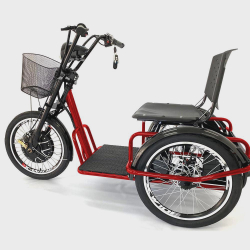Triciclo elétrico fox duos chumbo 15AH vermelho Menor preço em Triciclo elétrico fox duos chumbo 15AH vermelho
