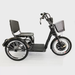 Triciclo elétrico fox duos chumbo 15AH preto Menor preço em Triciclo elétrico fox duos chumbo 15AH preto