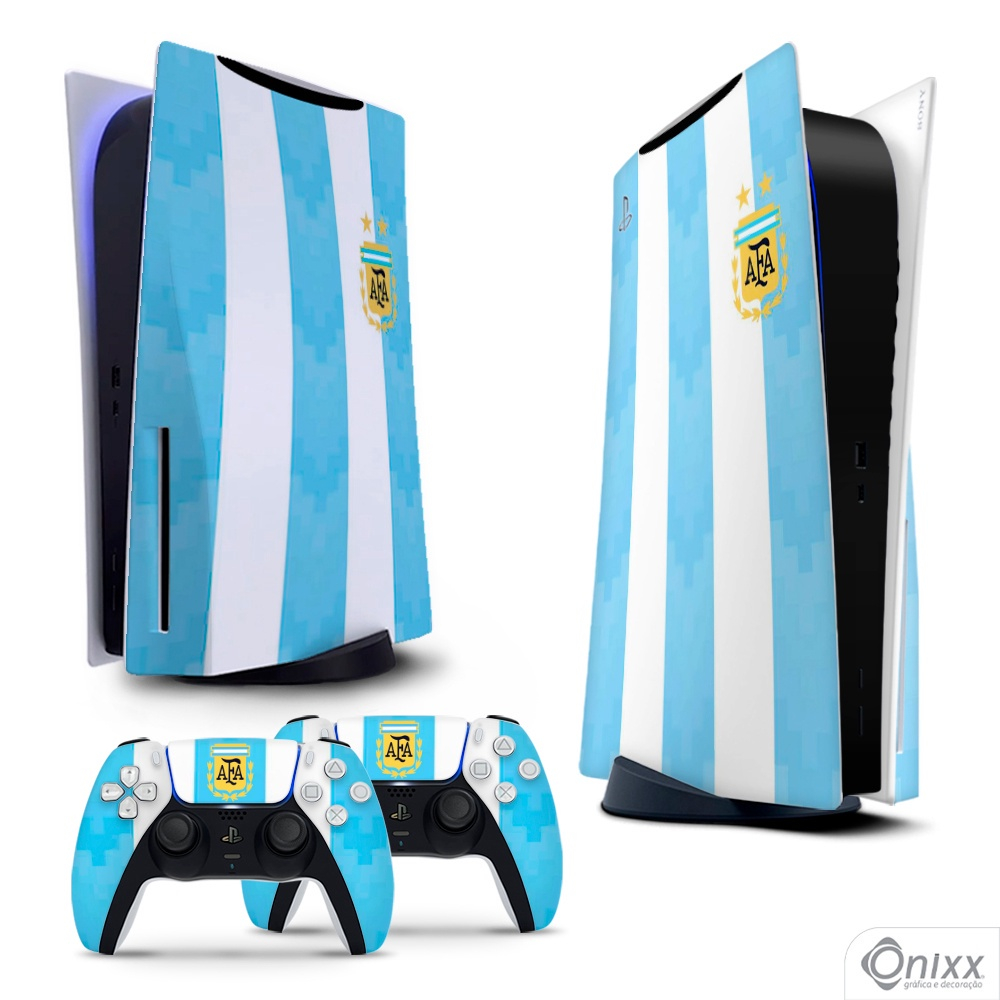 Skin PS5 Adesiva Argentina no Shoptime