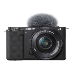 Câmera Fotográfica Sony ZV-E10 e Lente 16-50mm Preto é boa?