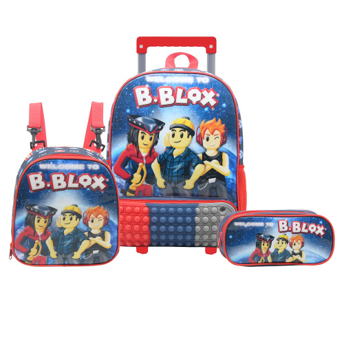 Mochila Escolar Bolsa Infantil Roblox Jogo Meninos Costas em Promoção na  Americanas