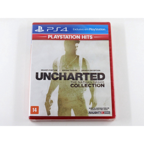 Uncharted 4 Mídia Física Novo Lacrado Original