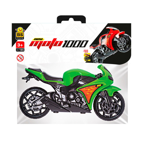 Super Moto 1000 Esportiva Pequena - Verde - BS TOYS - Caminhões