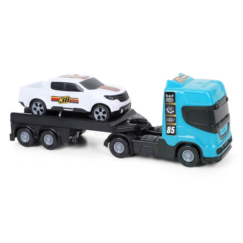 Caminhão de brinquedo Truck Polícia Preto Bs Toys - Pedagógica