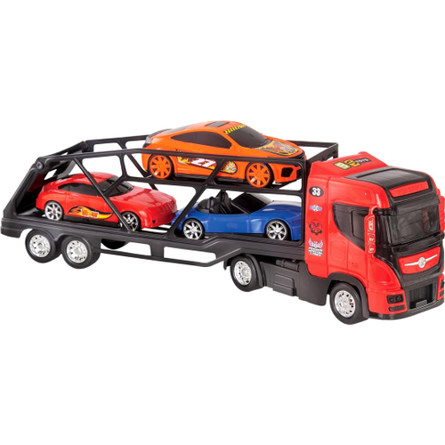 Caminhão de brinquedo Truck Polícia Preto Bs Toys