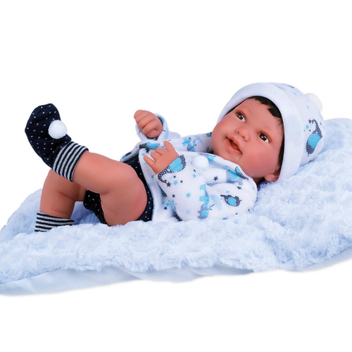 Boneca Bebê Mini Reborn - Menino - Baby Brink 1262