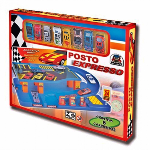 Auto Posto com Estacionamento em Madeira TL698 Tooky Toys - Casa do  Brinquedo® Melhores Preços e Entrega Rápida