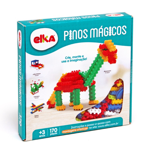 Pinos Mágicos Blocos De Montar Infantil Com 360 Peças - Top - APAS -  Brinquedos de Montar e Desmontar - Magazine Luiza