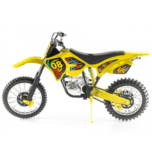 Moto de Motocross de Brinquedo com Apoio Off Road Adventure Trilha Infantil  Coleção - Amarelo em Promoção na Americanas