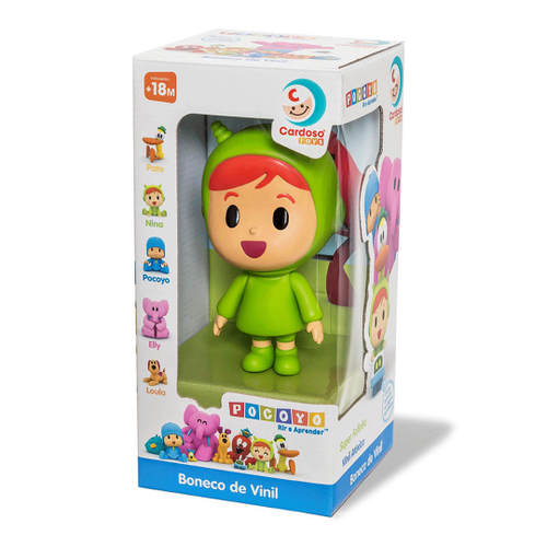 Boneco Nina De Vinil Macio Desenho Infantil Pocoyo - Cardoso em Promoção na  Americanas