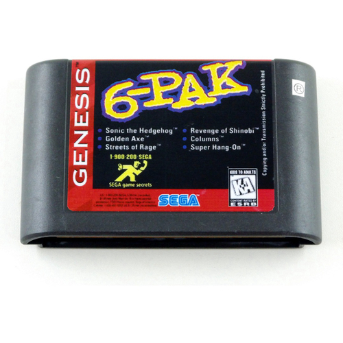 Genesis 6 Pak Sega Mega Drive Genesis Em Promoção Na Americanas