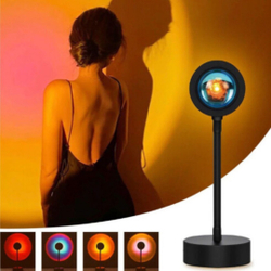 Luminária de mesa por de sol articulado abajur projetor de luz é boa?